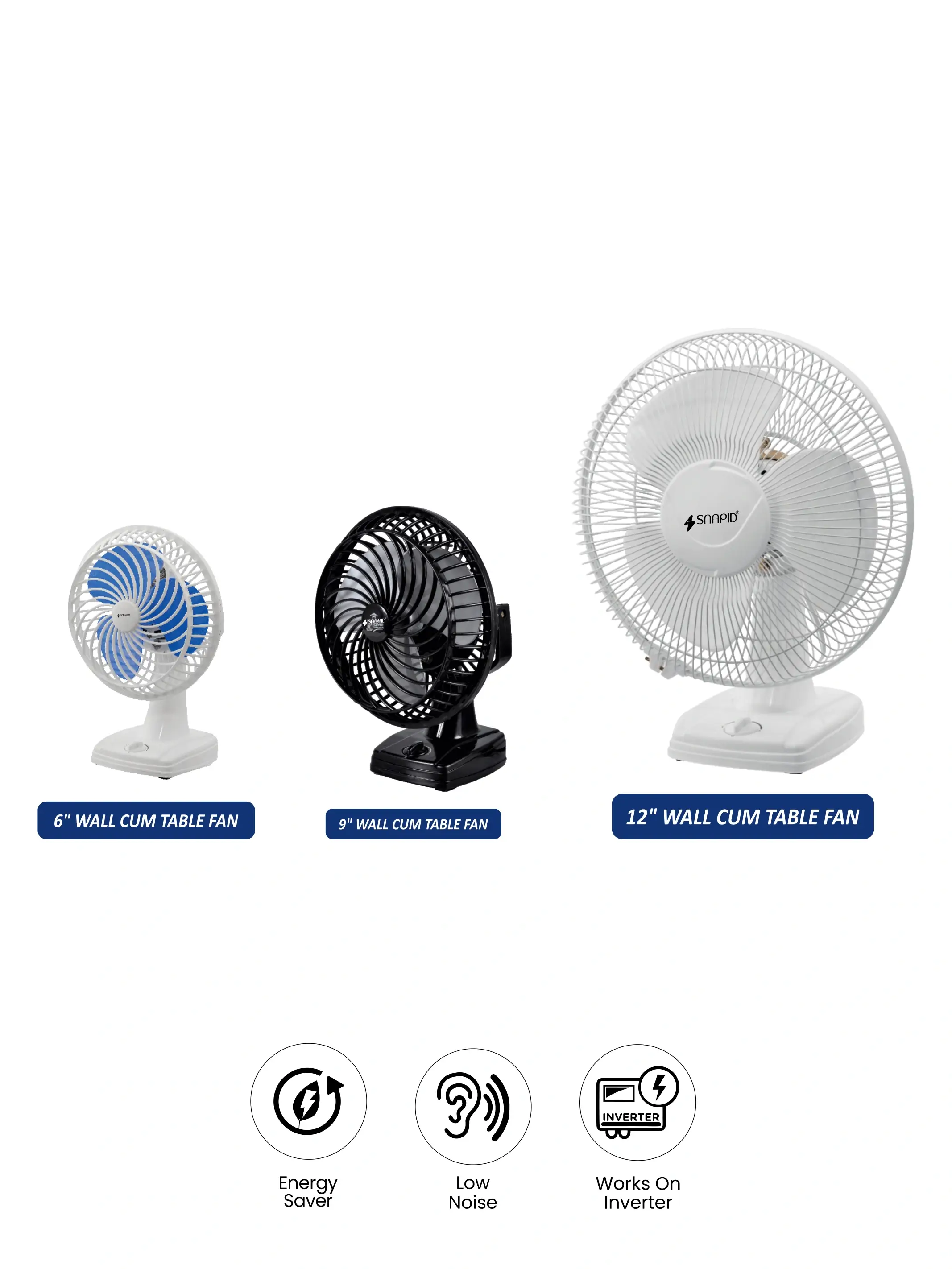 Snapid Modern Table Fan High Speed